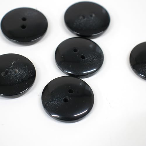 乐天商城 - 日本紐釦貿易(Nippon Chuko) サマーカジュアルボタン 23mm 6個 黒 153-23-09 送料無料