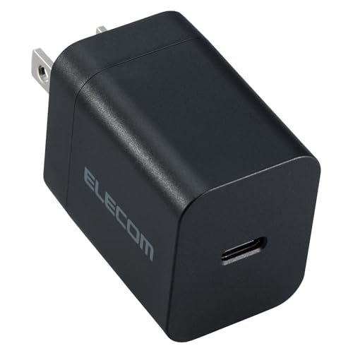 1)単品ブラック/-/EC-AC6820BK・Color:ブラックStyle:1)単品・パッケージ個数:1・USB Power Deliveryに対応したUSB Type-C(TM)ポートを搭載し、対応するスマートフォン、タブレットなどを充電できるUSB AC充電器です。・USB Power Delivery(パワーデリバリー)とは、アダプターと接続機器間で情報をやり取りすることで、その機器間における最適な電力を選択し、高速充電を実現するUSB規格です。・※本製品の最大出力は20Wです。・複数口があるコンセントに挿すとき、隣の差込口に干渉しないスリムなデザインです。・USB Power Deliveryに対応しています。iPhoneを約30分で50%まで充電できるから、外出先でスピード充電が可能です。【仕様】 ■対応機種：USB Type-CポートからUSB Power Delivery (20W)の規格内で充電可能な機器 ■定格入力電圧：AC100V〜240V、50Hz/60Hz ■定格入力電流：0.7A ■定格出力電力：20W ■定格出力電圧：5V/9V/12V ■定格出力電流：5V時3A/9V時2.22A/12V時1.67A ■外形寸法：幅約41.9mm×奥行約28mm×高さ約35.2mm ■重量：約40.5g ■カラー：ブラック ■使用可能地域：日本 ■期間：1年間 ■コネクタ形状：USB Type-Cポート×1 ■コンセントプラグ仕様：90度スイング構造 ■使用温度範囲：-10℃〜25℃ ■法令：◇PSE 特定電気用品 【説明】 ■USB Power Deliveryに対応したUSB Type-Cポートを搭載し、対応するスマートフォン、タブレットなどを充電できるUSB AC充電器です。 ■USB Power Delivery(パワーデリバリー)とは、アダプターと接続機器間で情報をやり取りすることで、その機器間における最適な電力を選択し、高速充電を実現するUSB規格です。 ※本製品の最大出力は20Wです。 ■複数口があるコンセントに挿すとき、隣の差込口に干渉しないスリムなデザインです。 ■USB Power Deliveryに対応しています。iPhoneを約30分で50%まで充電できるから、外出先でスピード充電が可能です。 ■USB Power Deliveryに対応したUSB Type-Cポートを搭載し、機器に応じて出力が5V/3A、9V/2.22A、12V/1.67Aと可変し、iPhoneなどのスマートフォン、iPadなどのタブレットを高速充電できます。 ■未使用時はコンセントプラグを折りたたんで充電器本体に収納可能です。スッキリとコンパクトに収納できるので、持ち運びにも便利です。 ■本製品はUSB-IFのテストと同等のテストを当社独自で実施し、高い安全性が保たれているため、USB Power Delivery対応製品にご使用いただけます。 ■耐トラッキング性の要求事項(PSE:電気用品安全法)を満たしたコンセントプラグを採用しています。 ※本製品にケーブルは付属しておりません。別途USBケーブルなどをご用意ください。 ※機器本体や充電器が濡れた状態で充電すると、異常な発熱・焼損の原因となり大変危険ですのでおやめください。 ※USB Type-C and USB-C are trademarks of USB Implementers Forum ■自社環境認定基準を1つ以上満たし、『THINK ECOLOGY』マークを表示した製品です。 ■廃棄物削減に取り組み、製品に同梱する取扱説明書等をペーパーレス化した製品です。 ■環境保全に取り組み、製品の包装容器におけるプラスチック重量を、社内基準製品より20%以上削減した製品です。 ■環境保全に取り組み、製品の包装容器が紙・ダンボール・ポリ袋のみで構成されている製品です。 【商品に関するお問い合わせ】 エレコム総合インフォメーションセンター TEL. 0570-084-465 FAX. 0570-050-012 受付時間 / 10：00〜19：00　年中無休 チャットサポートも可能です。詳細は 8056.jpをご確認ください。