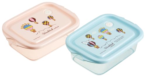 スケーター(Skater) シールボックス 抗菌 保存 容器 2個入 500ml 日本製 スタッキング スヌーピー ウッドストック トラ 送料無料