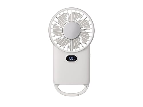 4)冷却プレートグレイッシュホワイト/-/KPF-0652/W・Style:4)冷却プレートColor:グレイッシュホワイト・パッケージ個数:1・サイズ:幅7.8×奥行3.5×高さ15cm / 本体重量:120g・ペルチェ式冷却プレートでひんやり気持ちいい・充電残量や使用モードが分かりやすいディスプレイ・バッグやリュックに、カラビナでかんたん携帯・充電式(USB Type-C)、風量調節4段階●ペルチェ式冷却プレートでひんやり気持ちいい ●充電残量や使用モードが分かりやすいディスプレイ ●バッグやリュックに、カラビナでかんたん携帯 ●充電式(USB Type-C) 【仕様】 ・電源:リチウムイオンポリマー充電池(DC3.7V 1800mAh)　・定格入力:DC5V 1A　・充電時間:約150分　・持続時間:風量4：約120分 / 風量4+冷却プレート：約60分 　・メインスイッチ:電源ボタン　・サイズ:約78(W)×35(D)×150(H)mm　・質量:約120g　・付属品:USBケーブル