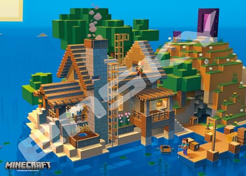 Rakuten - エンスカイ(ENSKY) MINECRAFT マインクラフト Beach Cabin 38×53cm ジグソーパズル 500ピース JI 送料無料