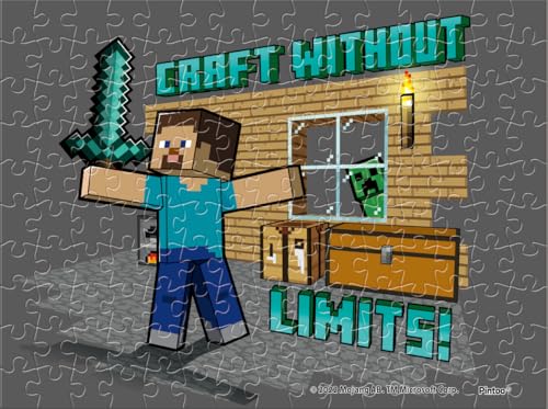 乐天商城 - エンスカイ(ENSKY) MINECRAFT マインクラフト クラフト生活 7.6×10.2cm まめパズル 150ピース ジグソーパズ 送料無料