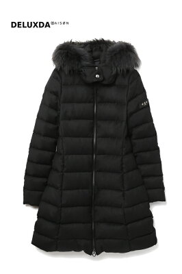 【正規代理店商品】【TATRAS タトラス】 LAVIANA LTAT20A4571-D ラヴィアナ ラビアナ ブラック BLACK レディース ウールロング ダウンコート ラクーンファー