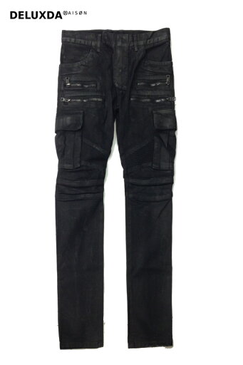 定価182,600円【正規代理店商品】BALMAIN バルマン AW ストレッチ カーゴ コーティング ブラック 14.15 定価182,600円【正規代理店商品】BALMAIN バルマン AW ストレッチ カーゴ コーティング ブラック 14.15