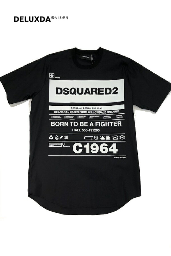 DSQUARED2 ディースクエアード Tシャツ シャツ プルオーバー カットソー[S74DM0389]