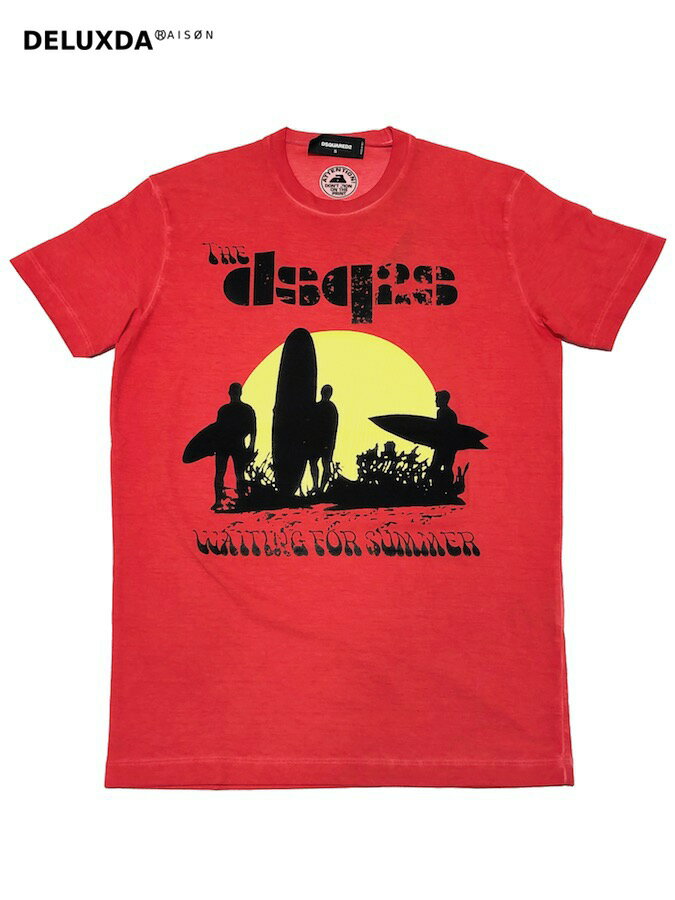 【定価27,500円】DSQUARED2 ディースクエアード SS プリントTシャツ S74GD0197-340 17.00