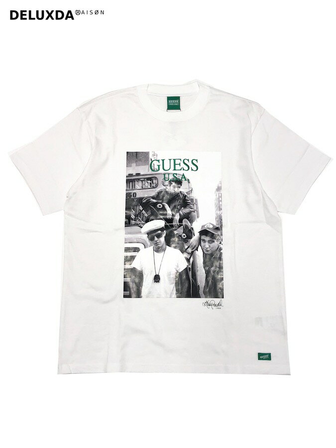 GRFW19-048 WHITE GUESS × Ricky Powell (ゲス リッキーパウエル)】 Beastie Boys P1 TEE (ビースティーボーイズ Tシャツ)