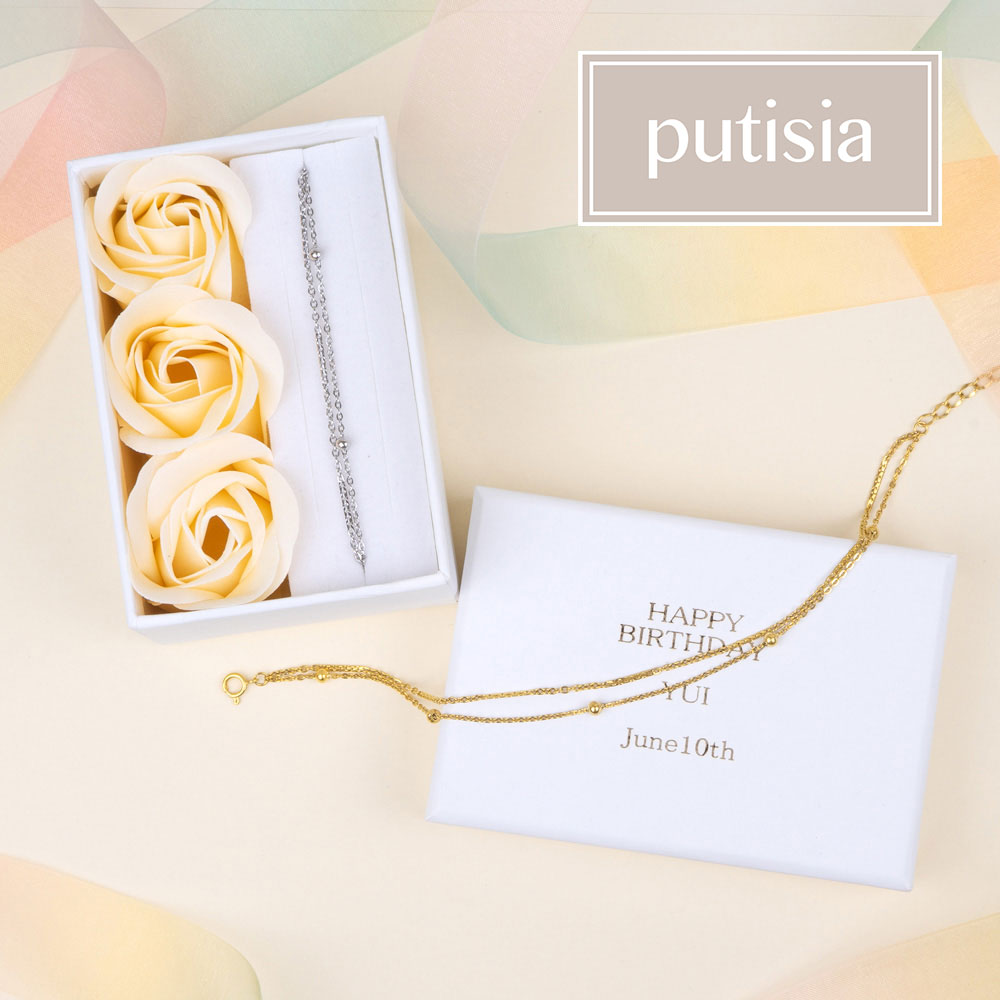 レディース デザイン チェーン アンクレット サージカルステンレス SUS316L アレルギー フリー サイズ ジュエリー つけっぱなし ok 2連 アジャスタ...