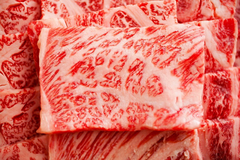 米沢牛焼肉用リブロース肉 　100gあたり2700円