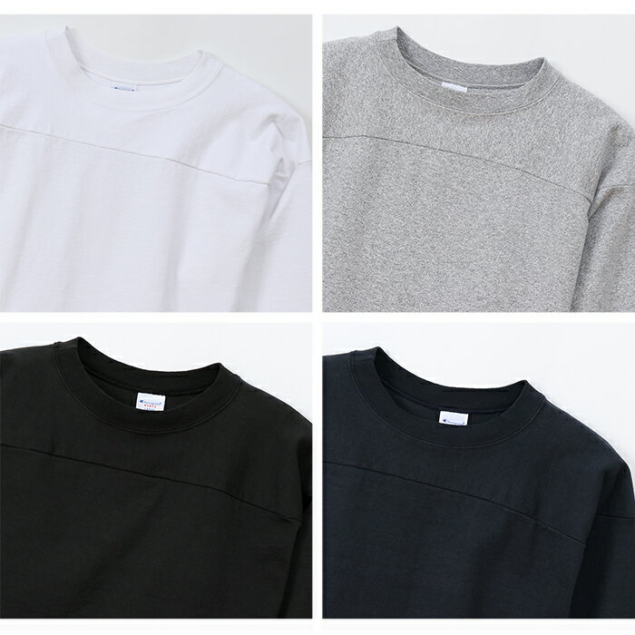 10%OFFセール Champion チャンピオン C5-P405 T1011 3/4 SLEEVE FOOTBALL T-SHIRT ティーテンイレブン 3/4スリーブ フットボール Tシャツ ヘビー アメリカ製 アメカジ メンズ レディース トップス カットソー 4カラー 国内正規 2022SS