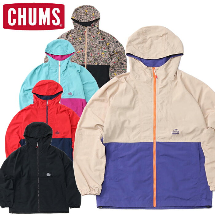 CHUMS チャムス CH04-1258 CAMP FIELD HOODIE キャンプ フィールド フーディ ナイロンジャケット アウター アウトドア キャンプ フェス メンズ レディース ユニセックス 5カラー 国内正規 2022SS