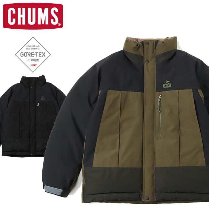 40%OFFセール CHUMS チャムス CH04-1316 GORE-TEX INFINIUM DOWN JACKET ゴアテックス インフィニアム ダウンジャケット アウトドア キャンプ フェス 撥水 防風 防寒 保温 メンズ レディース ユニセックス 2カラー 国内正規 2022FW