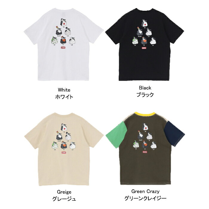 【送料無料】CHUMS チャムス CH01-2743 BOOBY ONIGIRI FRIENDS T-SHIRTS【10%OFF】ブービー オニギリフレンズ Tシャツ 半袖 ブービーバード アウトドア キャンプ ハイキング フェス カジュアル メンズ レディース ユニセックス 定番 4カラー 国内正規 2026SS demode-keystation-10010588 DEMODE KEY STATION サンプル画像2