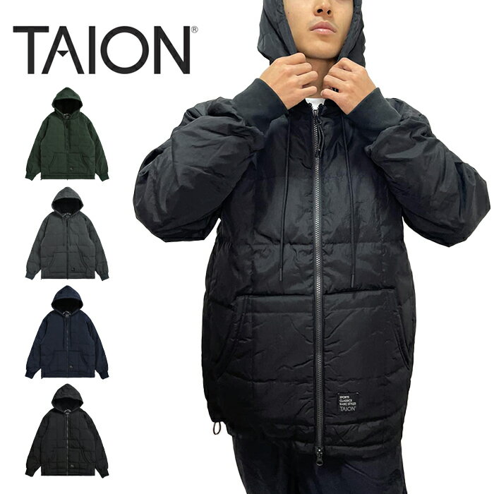 楽天DEMODE KEY STATIONTAION タイオン TAION-106WZSC SPORTS CLASSIC FRONT ZIP DOWN PARKA スポーツ クラシック フロントジップ ダウン パーカー ジャケット インナー 羽毛 通勤 アウトドア キャンプ ストリート アウター 保温 防寒 防風 定番 メンズ レディース ユニセックス 国内正規 2024AW