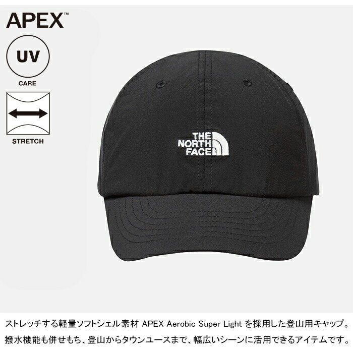 THE NORTH FACE ザ・ノース・フェイス NN02503 バーブライトキャップ VERB LIGHT CAP ストレッチ ソフトシェル アウトドア メンズ レディース ユニセックス 登山 撥水 軽量 帽子 3カラー 国内正規 2026SS