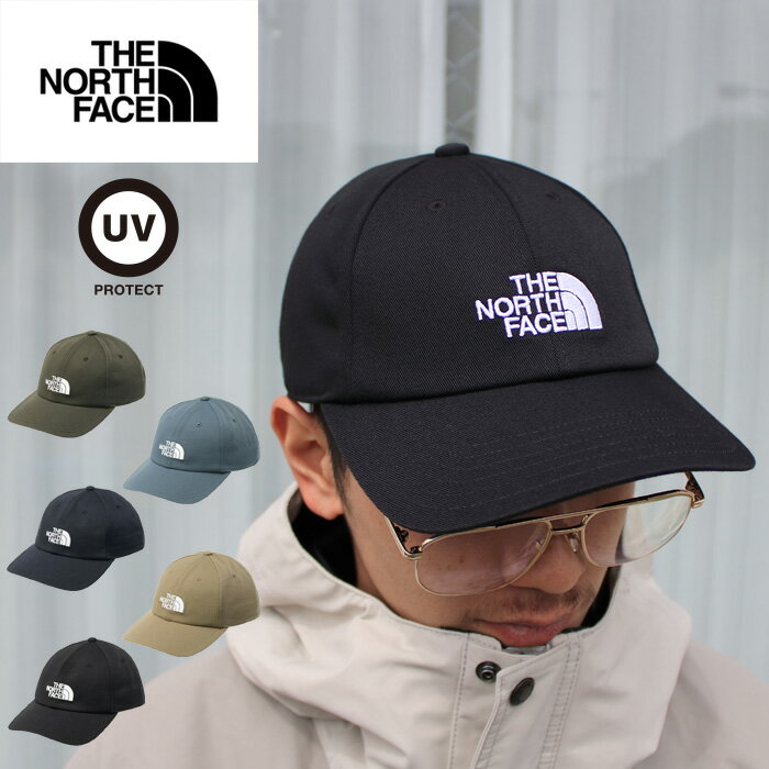 Rakuten - 【送料無料】THE NORTH FACE ザ・ノース・フェイス NN02642TNF LOGO CAP TNF ロゴ キャップ ツイル デニム カモ カーブドバイザー ベースボール アウトドア メンズ レディース ユニセックス UVカット 日よけ 定番 帽子 国内正規 2026SS