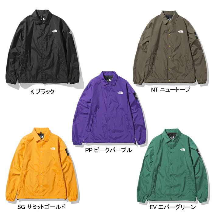 10%OFFセール THE NORTH FACE ザ ノースフェイス NP22030 THE COACH JACKET コーチジャケット ウインドブレーカー スクエアロゴ ワッペン 静電ケア 撥水 メンズ 10カラー 国内正規 2021SS