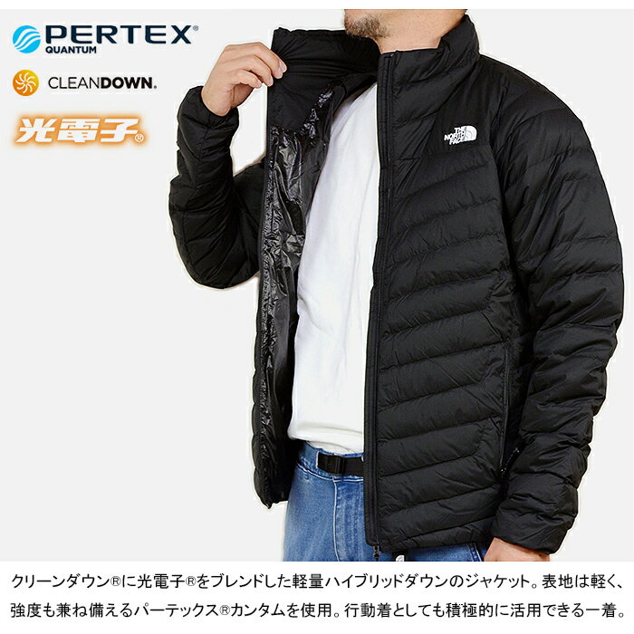 10%OFFセール THE NORTH FACE ザ ノースフェイス NY32012 THUNDER JACKET サンダー ジャケット ハイブリッド ダウン 光電子 パーテックス アウトドア アウター メンズ 3カラー 国内正規 2021FW