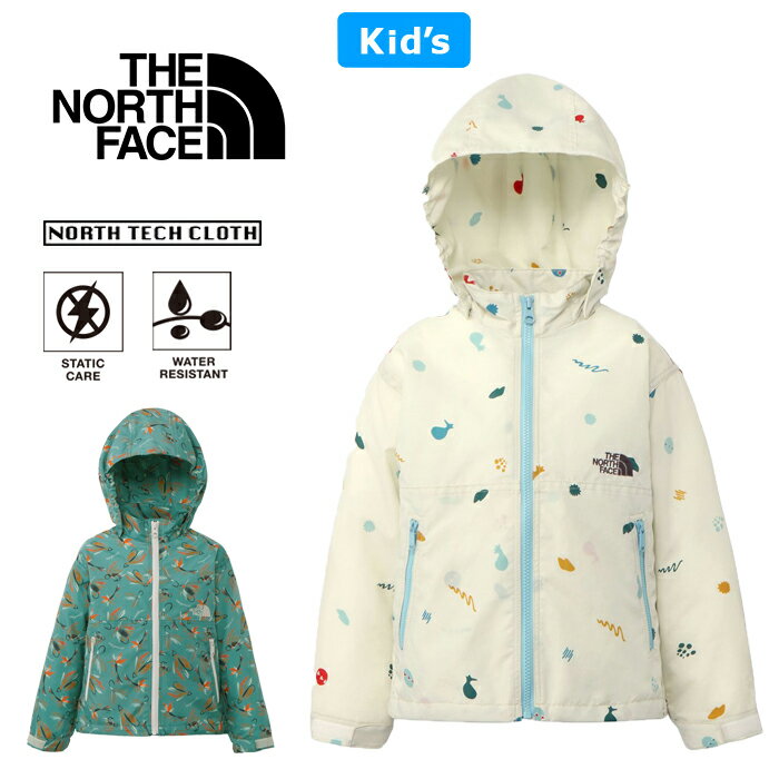 楽天DEMODE KEY STATIONTHE NORTH FACE ザ・ノース・フェイス NPT22511 TODDLER NOVELTY COMPACT JACKET（キッズ） トドラーノベルティコンパクトジャケット キッズ マウンテンパーカー ウインドブレーカー アウター アウトドア ジュニア 子供服 撥水 防風 軽量 100～120cm 2カラー 国内正規 2025SS