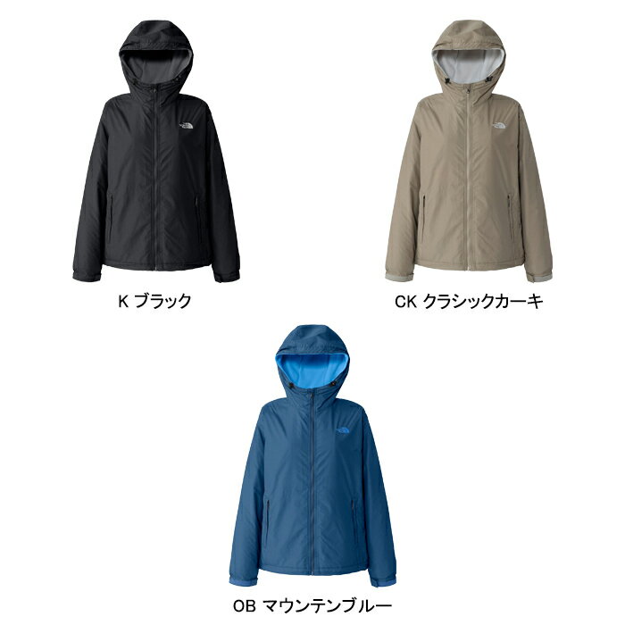 THE NORTH FACE ザ・ノース・フェイス NPW72531 COMPACT NOMAD JACKET【10%OFF】 コンパクト ノマド ジャケット 裏地フリース マウンテンパーカー ジャケット アウトドア キャンプ ストリート アウター レディース ウィメンズ 撥水 防風 保温 国内正規 2025AW 2