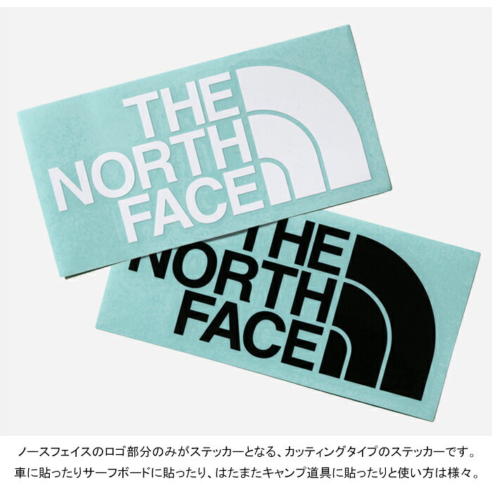 THE NORTH FACE �����Ρ������ե����� NN32347 TNF CUTTING STICKER ���åƥ��� ���ƥå��� ���� ������ ������ �����ȥɥ� ������ ��� ��ǥ����� 6.8cm��14cm ���� �� ���� 2���顼 �������� 2024SS