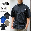 THE NORTH FACE ザ・ノース・フェイス NR22552 S/S NUPTSE SHIRT【10%OFFセール】ショート スリーブ ヌプシ シャツ メンズ レディース ユニセックス はっ水性 速乾 アウトドア スポーツ ストリート 半袖 トップス カットソー サステナブル 4カラー 国内正規 2025SS