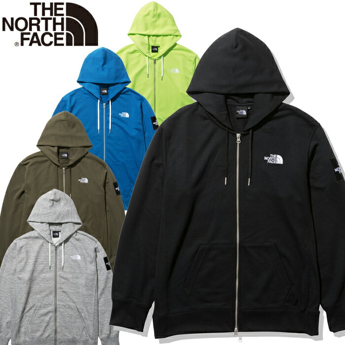 30%OFFセール THE NORTH FACE ザ ノースフェイス NT12231 SQUARE LOGO FULLZIP スクエア ロゴ フルジップ パーカー スウェットパーカー ジップパーカー 裏毛 吸汗 速乾 アウトドア メンズ トップス 5カラー 国内正規 2022SS