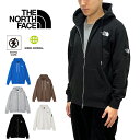 THE NORTH FACE ザ・ノース・フェイス NT12335 SQUARE LOGO FULLZIP スクエア ロゴ フルジップ パーカー スウェットパー...