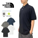 ザ・ノース・フェイス ポロシャツ メンズ THE NORTH FACE ザ ノースフェイス NT22232 S/S ANY PART POLO ショート スリーブ エニー パート ポロ 刺繍ロゴ ポロシャツ カットソー トップス アウトドア メンズ 速乾 消臭 半袖 4カラー 国内正規 2024SS