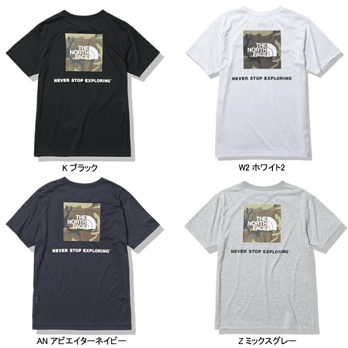 20%OFFセール THE NORTH FACE ザ ノースフェイス NT32158 S/S SQUARE CAMOFLAGE TEE ショートスリーブ スクエア カモフラージュ ティー Tシャツ 速乾性 静電ケア設計 TNF ビッグロゴ 迷彩 アウトドア ストリート メンズ 半袖 トップス カットソー 7カラー 国内正規 2022SS