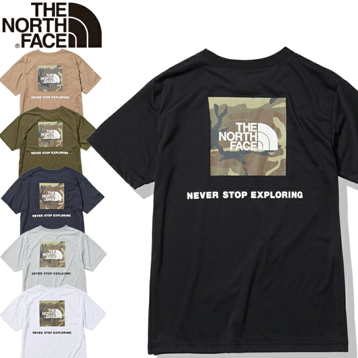 10%OFFセール THE NORTH FACE ザ ノースフェイス NT32357 S/S SQUARE CAMOFLAGE TEE ショートスリーブ スクエア カモフラージュ ティー Tシャツ 速乾性 静電ケア設計 TNF ビッグロゴ 迷彩 アウトドア ストリート メンズ 半袖 トップス カットソー 6カラー 国内正規 2023SS