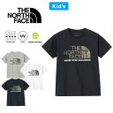 THE NORTH FACE ザ・ノース・フェイス NTJ32359 S/S CAMO LOGO TEE【10%OFFセール】ショートスリーブ カモ ロゴ ティー キッズ Tシャツ トップス アウトドア キャンプ ジュニア 男の子 女の子 子供服 UVケア サステナブル 半袖 130~160cm 3カラー 国内正規 2025SS