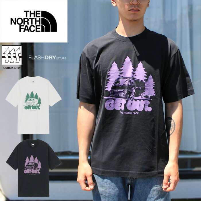 Rakuten - 【セール/送料無料】THE NORTH FACE ザ・ノース・フェイス NT32642 S/S GET OUT TEE【10%OFF】 ショートスリーブゲットアウトティー（ユニセックス） Tシャツ 速乾 半袖 トップス ライフスタイル アウトドア キャンプ メンズ レディース 国内正規 2026SS