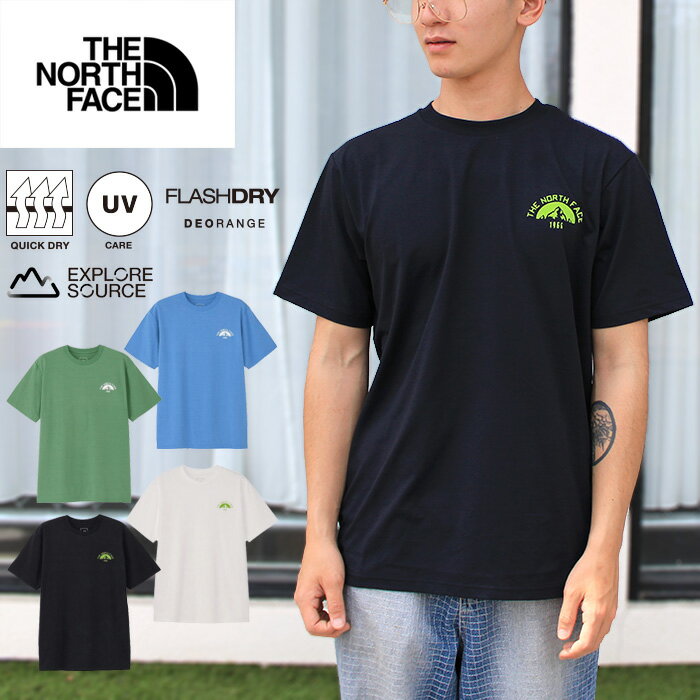 Rakuten - 【送料無料】THE NORTH FACE ザ・ノース・フェイス NT32686 S/S ES MOUNTAIN LOGO TEE ショートスリーブ ES マウンテンロゴティー（メンズ） Tシャツ ストレッチ天竺生地 速乾 半袖 トップス ライフスタイル アウトドア キャンプ 海 山 川 国内正規 2026SS