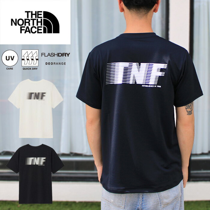 Rakuten - 【送料無料】THE NORTH FACE ザ・ノース・フェイス NT32687 S/S MOTION LOGO TEE ショートスリーブ モーションロゴティー（メンズ） Tシャツ リフレクター ストレッチ天竺生地 速乾 半袖 トップス ライフスタイル アウトドア キャンプ 海 山 川 国内正規 2026SS