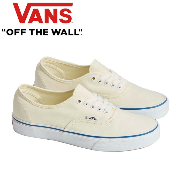 樂天商城 - VANS バンズ VN000EE3WHT AUTHENTIC オーセンティック キャンバス ローカット シューズ スニーカー スケボー UNISEX メンズ レディース ヴァンズ 国内正規 2026SS