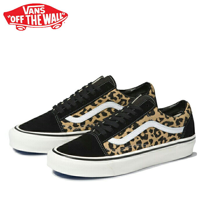 VANS バンズ VN0A54F39GI OLD SKOOL 36 DX(Anaheim Factory) オールドスクール 36 デラックス アナハイム ファクトリー スウェード キャンバス シューズ スニーカー スケボー メンズ レディース ストリート ヒョウ柄 靴 ブラックタンレオパード 国内正規 2021AW