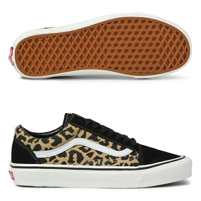 VANS バンズ VN0A54F39GI OLD SKOOL 36 DX(Anaheim Factory) オールドスクール 36 デラックス アナハイム ファクトリー スウェード キャンバス シューズ スニーカー スケボー メンズ レディース ストリート ヒョウ柄 靴 ブラックタンレオパード 国内正規 2021AW