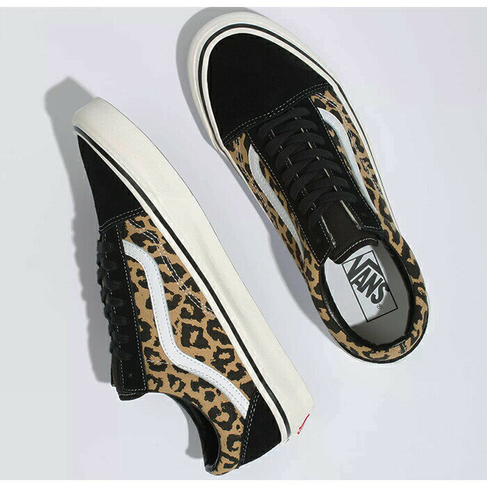 VANS バンズ VN0A54F39GI OLD SKOOL 36 DX(Anaheim Factory) オールドスクール 36 デラックス アナハイム ファクトリー スウェード キャンバス シューズ スニーカー スケボー メンズ レディース ストリート ヒョウ柄 靴 ブラックタンレオパード 国内正規 2021AW