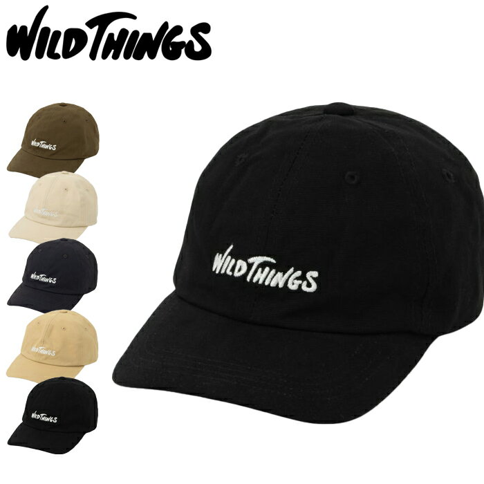 楽天DEMODE KEY STATIONWILD THINGS ワイルドシングス WT25072SL LOGO CAP ロゴキャップ ユニセックス メンズ レディース 帽子 ベースボールキャップ 刺繍ロゴ コットン100％ サイズ調整可能 スポーツ アウトドア ストリート 5カラー 国内正規