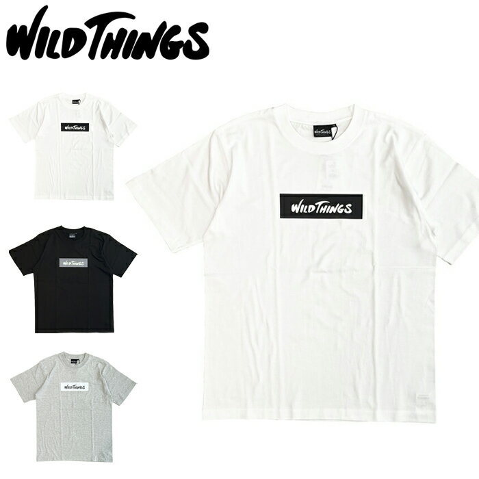樂天商城 - 【セール / 送料無料】WILD THINGS ワイルドシングス WT25069K ボックス ロゴティー Tシャツ BOX LOGO TEE 【20%OFF】リラックスフィット アウトドア タウンユース トップス メンズ レディース 厚手 半袖 3カラー 国内正規 2025SS