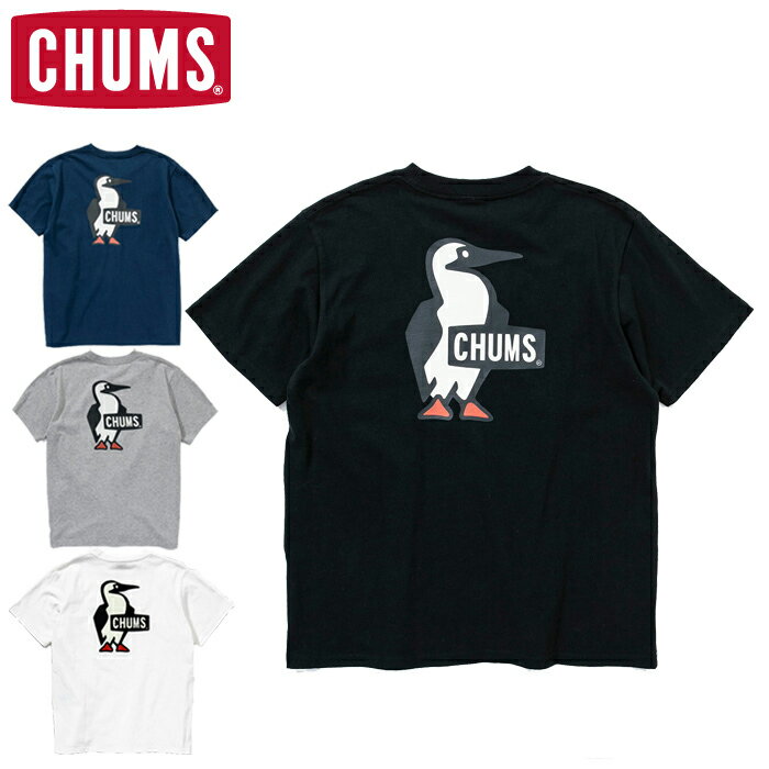 チャムス CHUMS CH01-1326"BOOBY LOGO T-SHIRT"ブービー ロゴ Tシャツ 半袖 トップス アウトドア キャンプ フェス メンズ レディース ユニセックス 4カラー 国内正規