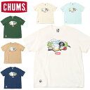 チャムス Tシャツ レディース 20%OFFセール チャムス CHUMS CH01-2162 LAKESIDE CAMP T-SHIRT レイク サイド キャンプ Tシャツ 半袖 トップス アウトドア キャンプ フェス メンズ レディース ユニセックス 6カラー 国内正規 2023SS