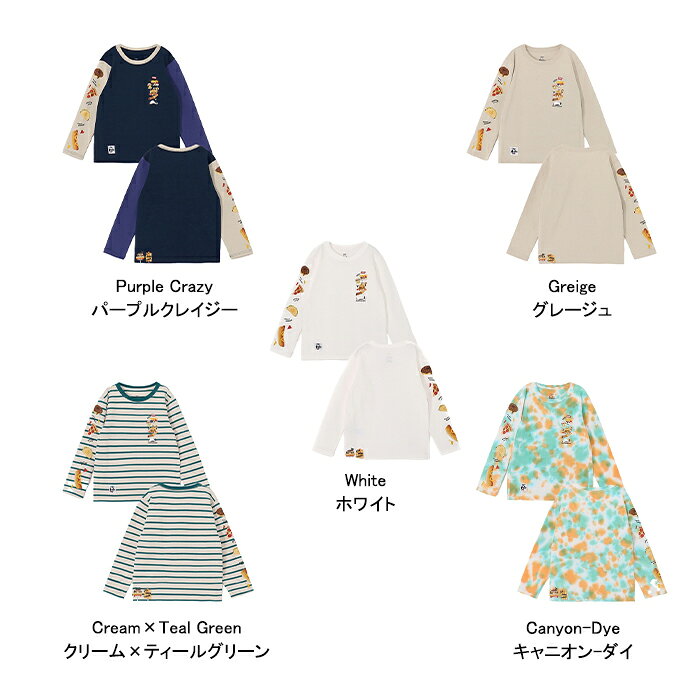 【SALE/即日発送】チャムス CHUMS CH21-1365 KIDS FAST FOOD L/S T-SHIRT キッズ ...