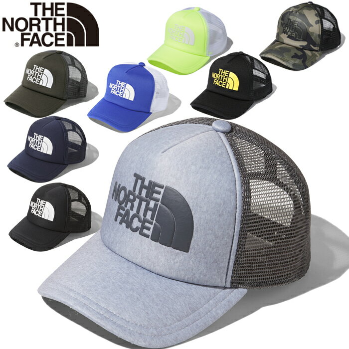 10%OFFセール ザ ノースフェイス THE NORTH FACE NN02045 LOGO MESH CAP ロゴ メッシュキャップ スナップバック ナイロン トラッカーメッシュ ベースボール 帽子 メンズ レディース アウトドア 8カラー 国内正規 2022SS