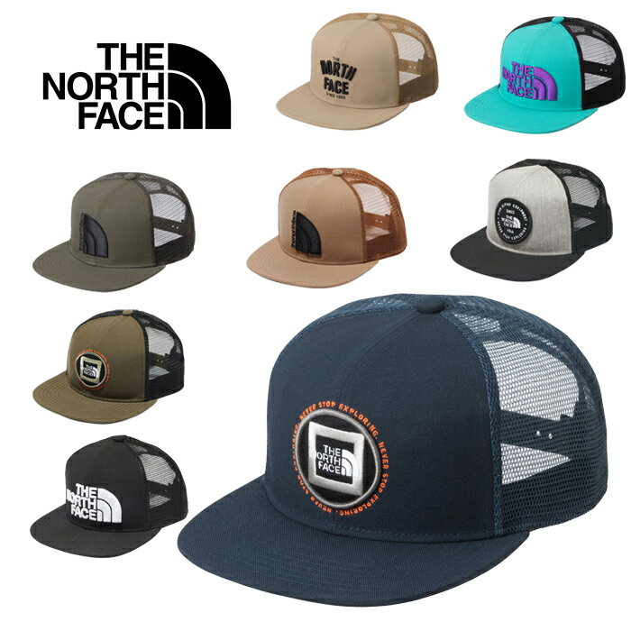 ザ・ノース・フェイス 帽子 レディース ザ ノースフェイス THE NORTH FACE NN02333 MESSAGE MESH CAP メッセージ メッシュ キャップ フラットバイザー スナップバック アウトドア キャンプ メンズ レディース ユニセックス カモ 迷彩 帽子 8カラー 国内正規 2024SS