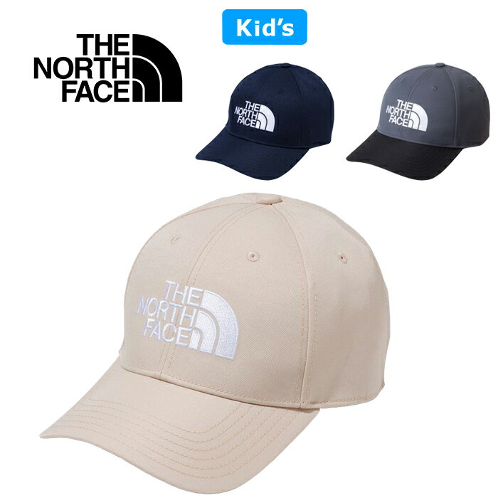 ザ ノースフェイス THE NORTH FACE NNJ42304 KIDS' TNF LOGO CAP キッズ ロゴ メッシュ キャップ アウトドア キャンプ ジュニア 男の子 女の子 子供服 通気 帽子 3カラー 国内正規 2024SS