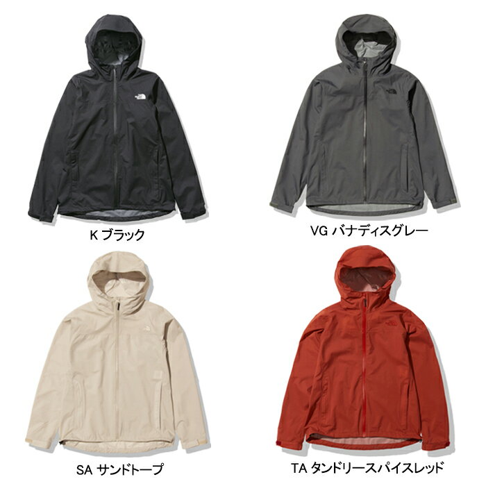 ザ ノースフェイス THE NORTH FACE NPW12006 VENTURE JACKET (レディース) ベンチャー ジャケット マウンテンパーカー アウトドア アウター レディース 撥水 防風 軽量 4カラー 国内正規 2022FW