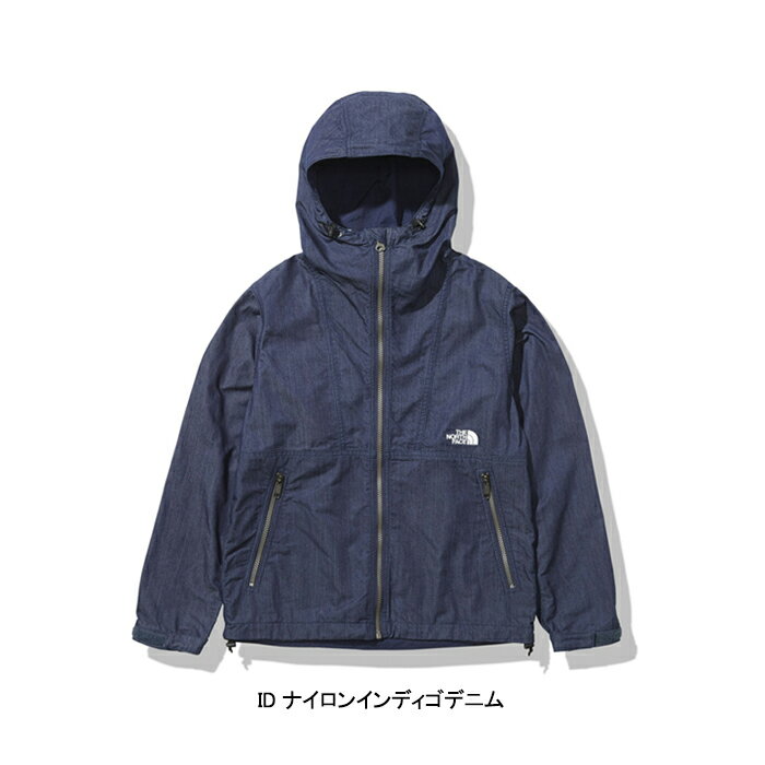 20%OFFセール ザ ノースフェイス THE NORTH FACE NPW22136 NYLON DENIM COMPACT JACKET (レディース) ナイロン デニム コンパクト ジャケット エア インディゴ マウンテンパーカー レディース 撥水 防風 ID インディゴデニム 国内正規 2021SS