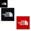  Ρե THE NORTH FACE NN32349 TNF SQUARE LOGO STICKER  ƥå ܥå ȥɥ    ǥ 9.5cm9.5cm  2顼  2024SS